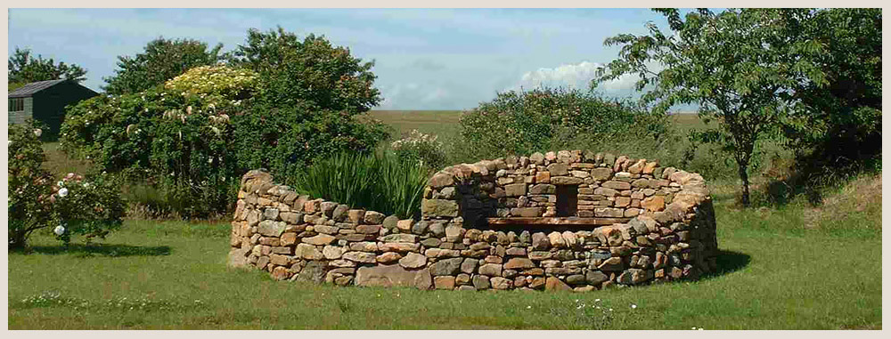 drystone feature - seating - Argyll