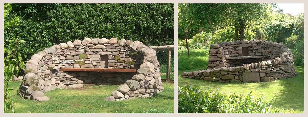 Drystone feature - Hug and 42