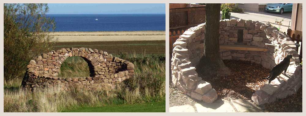 drystone seating: sea seat and germany